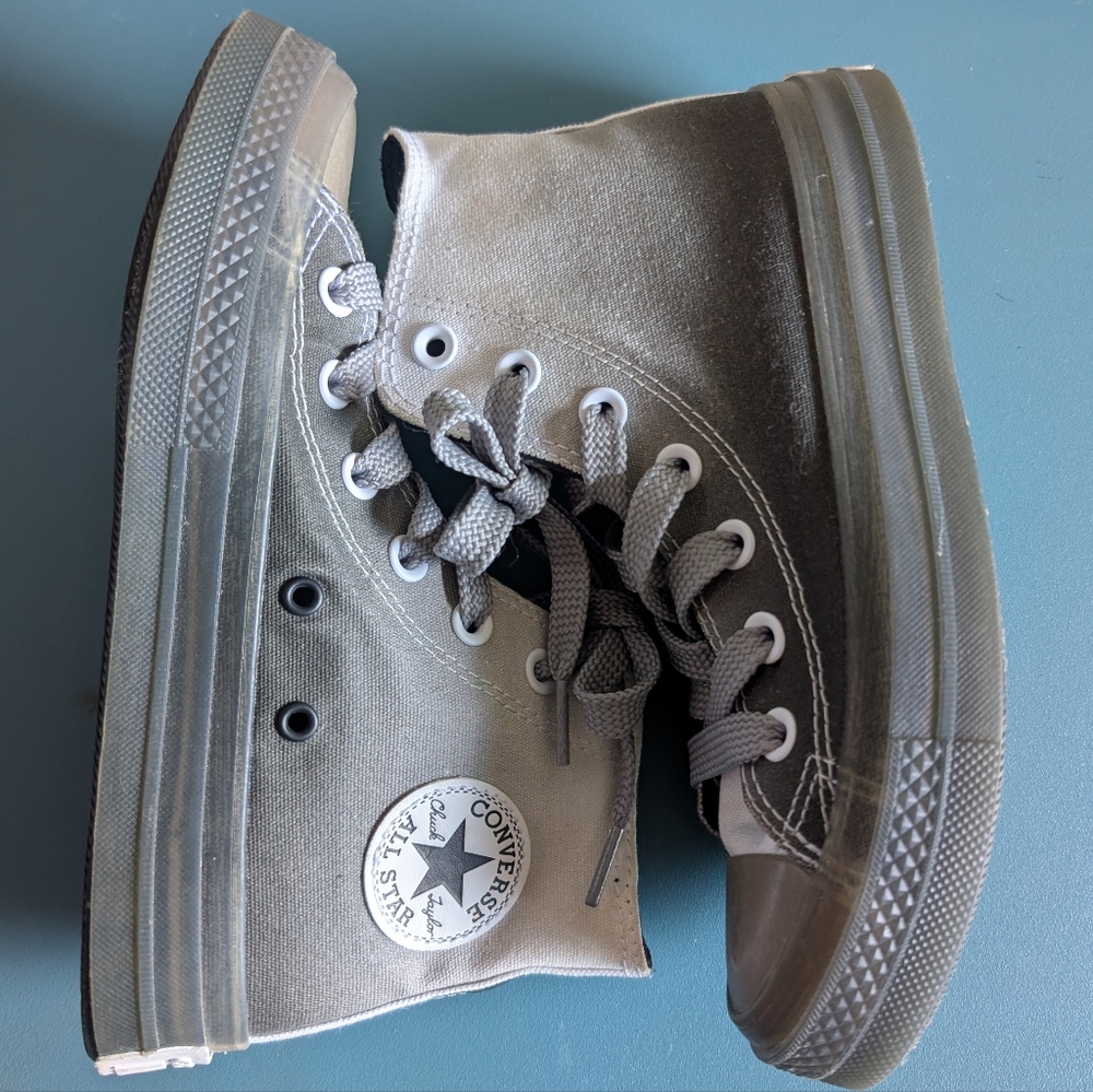Converse Kids High-Top Sneakers - Gray